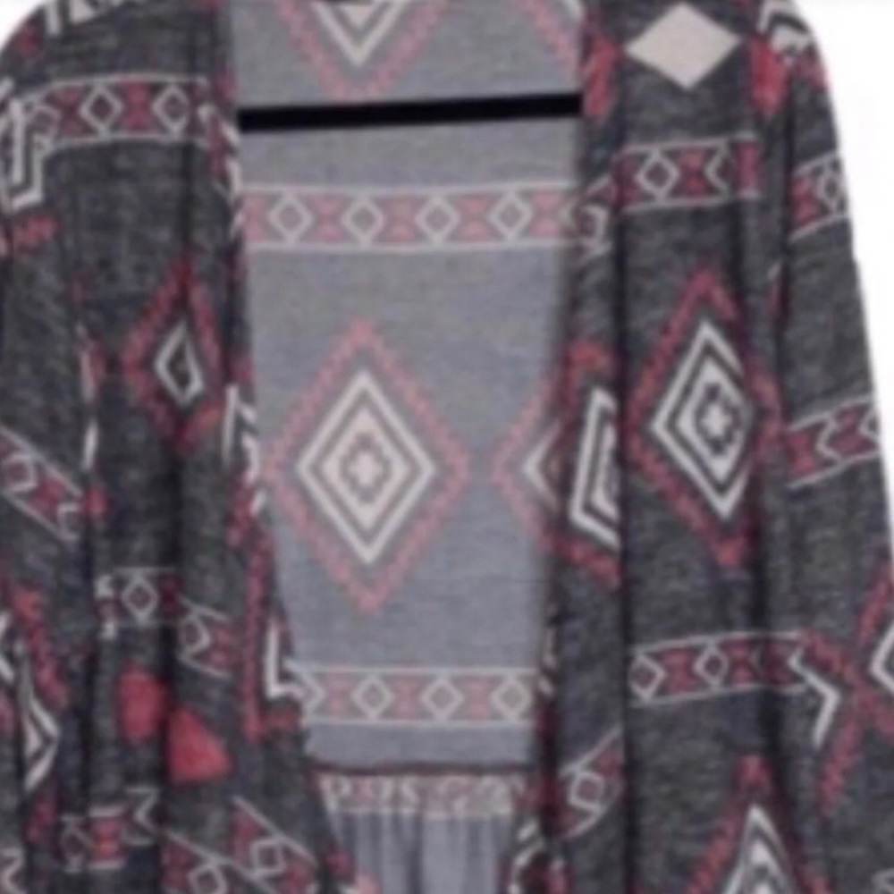 Lularoe Nanette Cardigan Overlay Aztec